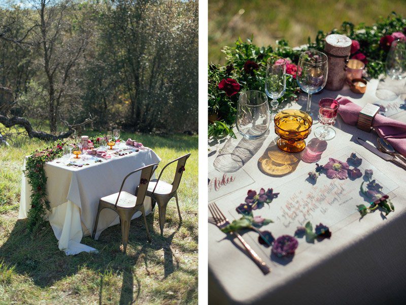 Eco Friendly Wedding with Marsala | Photography by Shannon Rosan