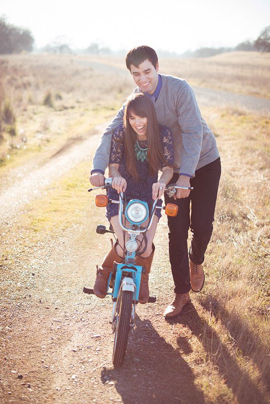 California Engagement Session with Moped 3