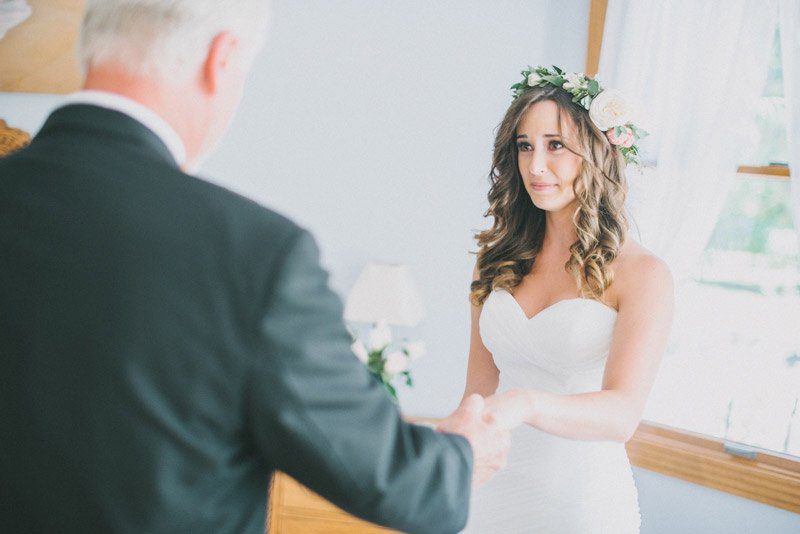 Dad First Look - Shannon Rosan Wedding Photography