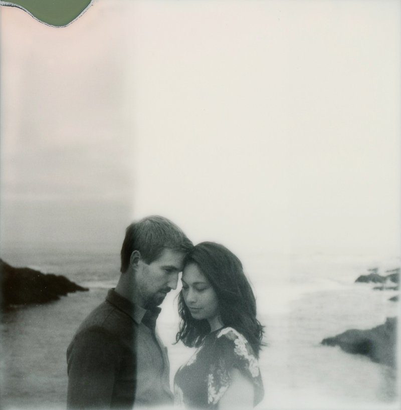 Mendocino Engagement Photo | Polaroid Wedding Photographer | Shannon Rosan
